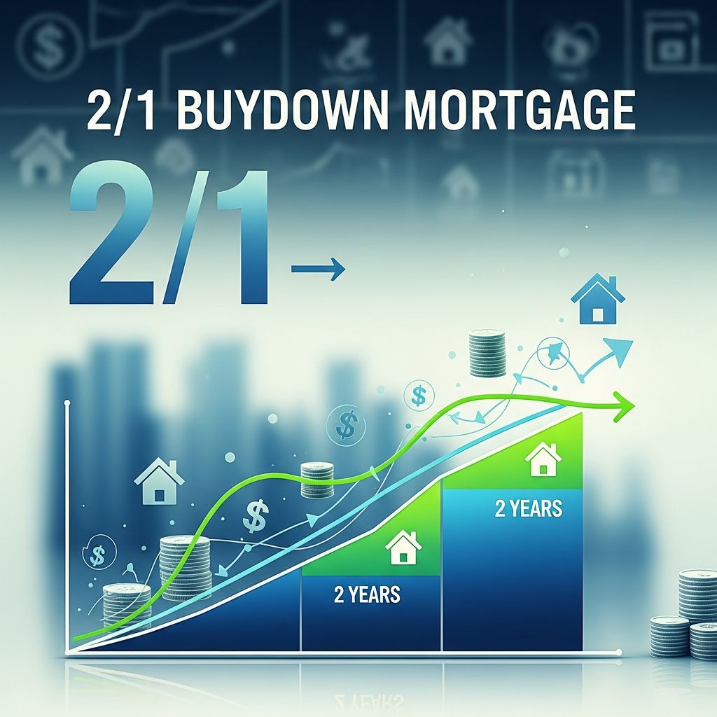 Understanding 2/1 buydowns: A temporary mortgage rate reduction strategy for homebuyers seeking initial payment relief.