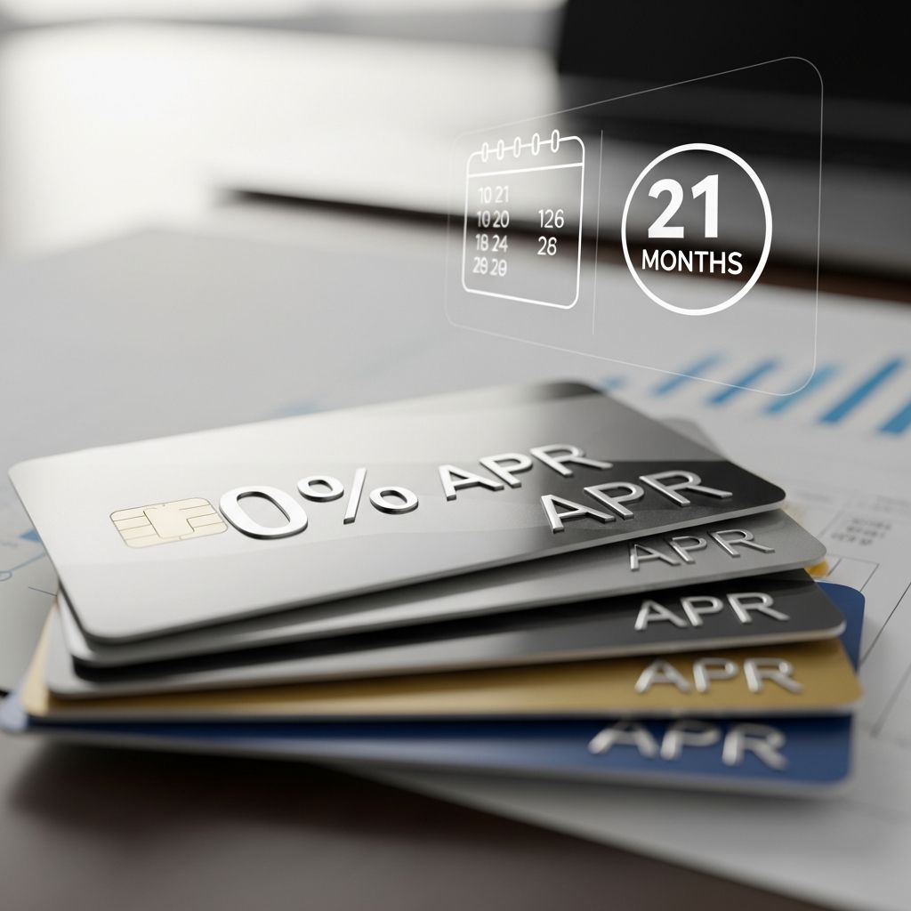 Discover which credit cards offer 21 months of 0% APR for balance transfers and learn strategies to pay down debt efficiently.