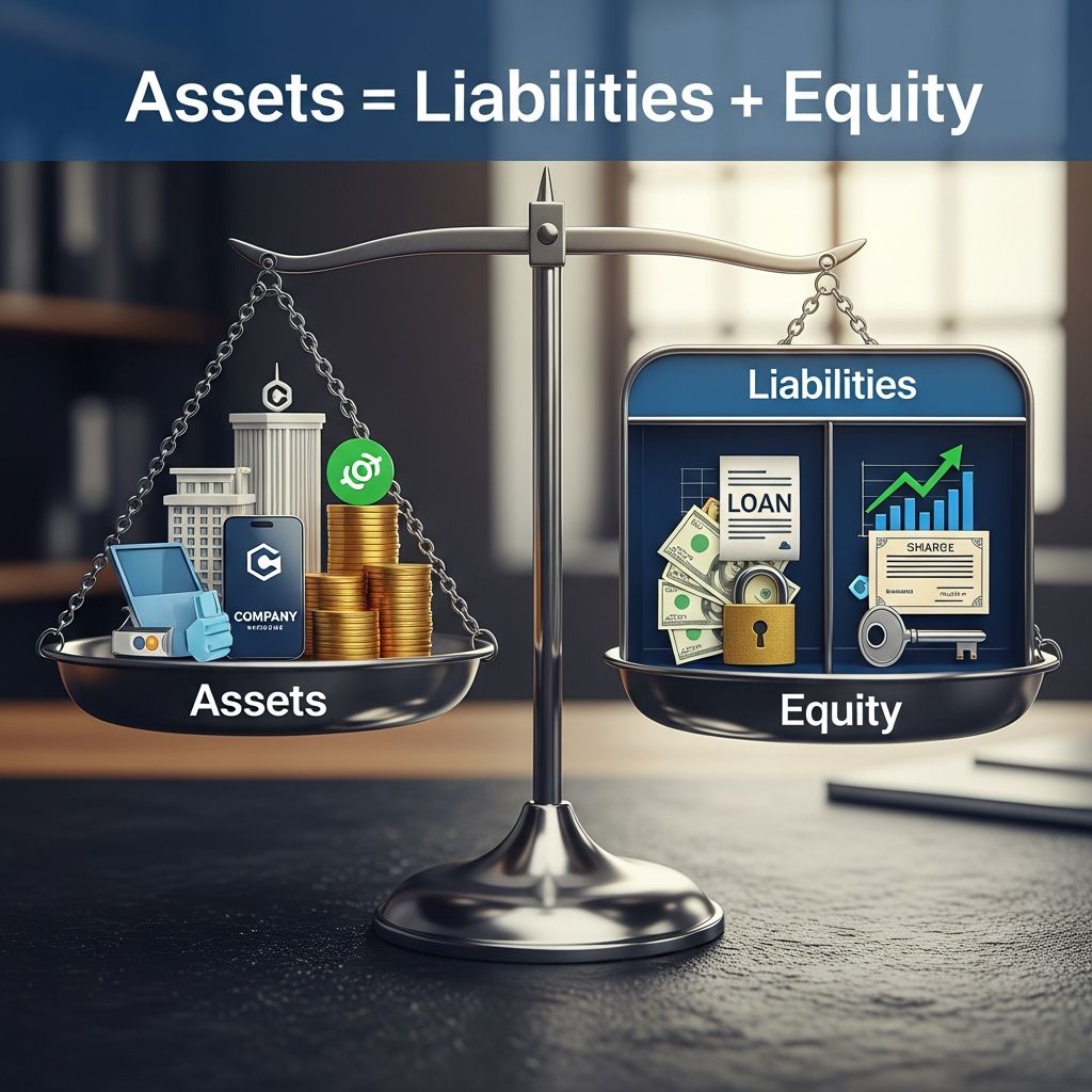 Master the fundamental accounting equation that balances assets, liabilities, and equity in business accounting.