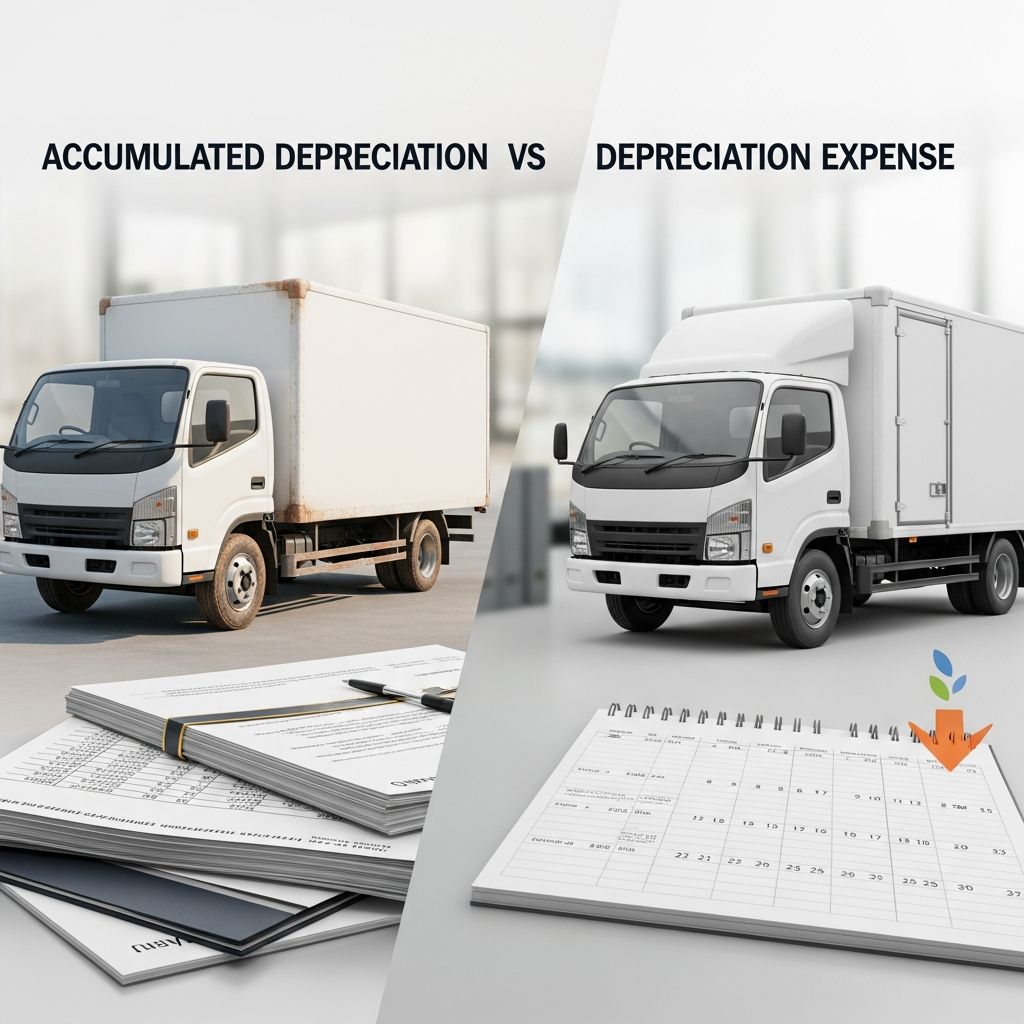 Understanding the key differences between accumulated depreciation and depreciation expense in accounting.