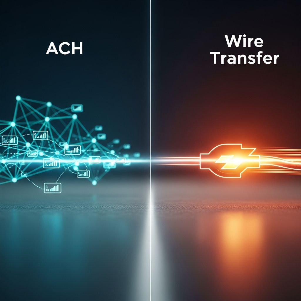 Understand the critical differences between ACH and wire transfers for your financial needs.