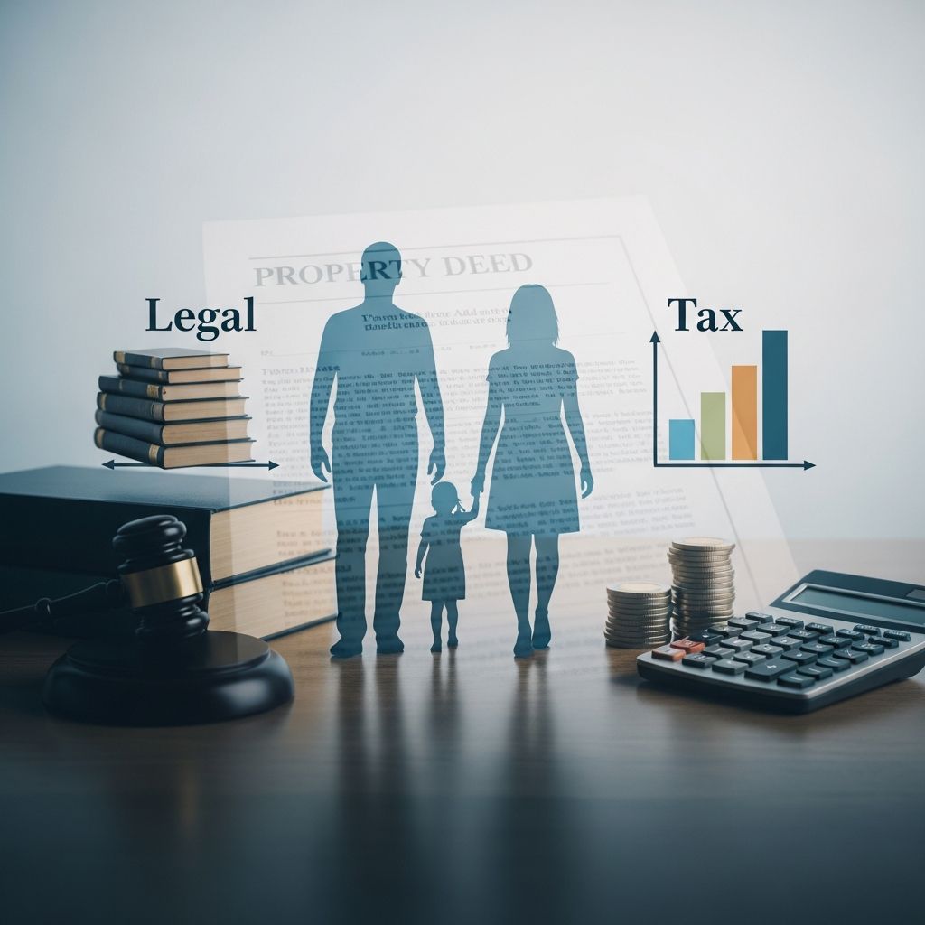 Understand the legal, financial, and tax consequences before adding your child to your home deed.