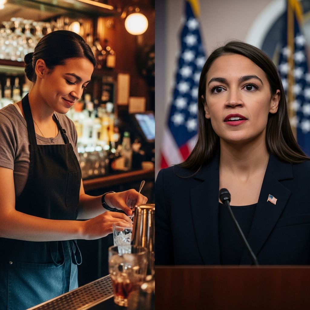 Discover how AOC rose from bartender to Congress, reshaping modern politics.