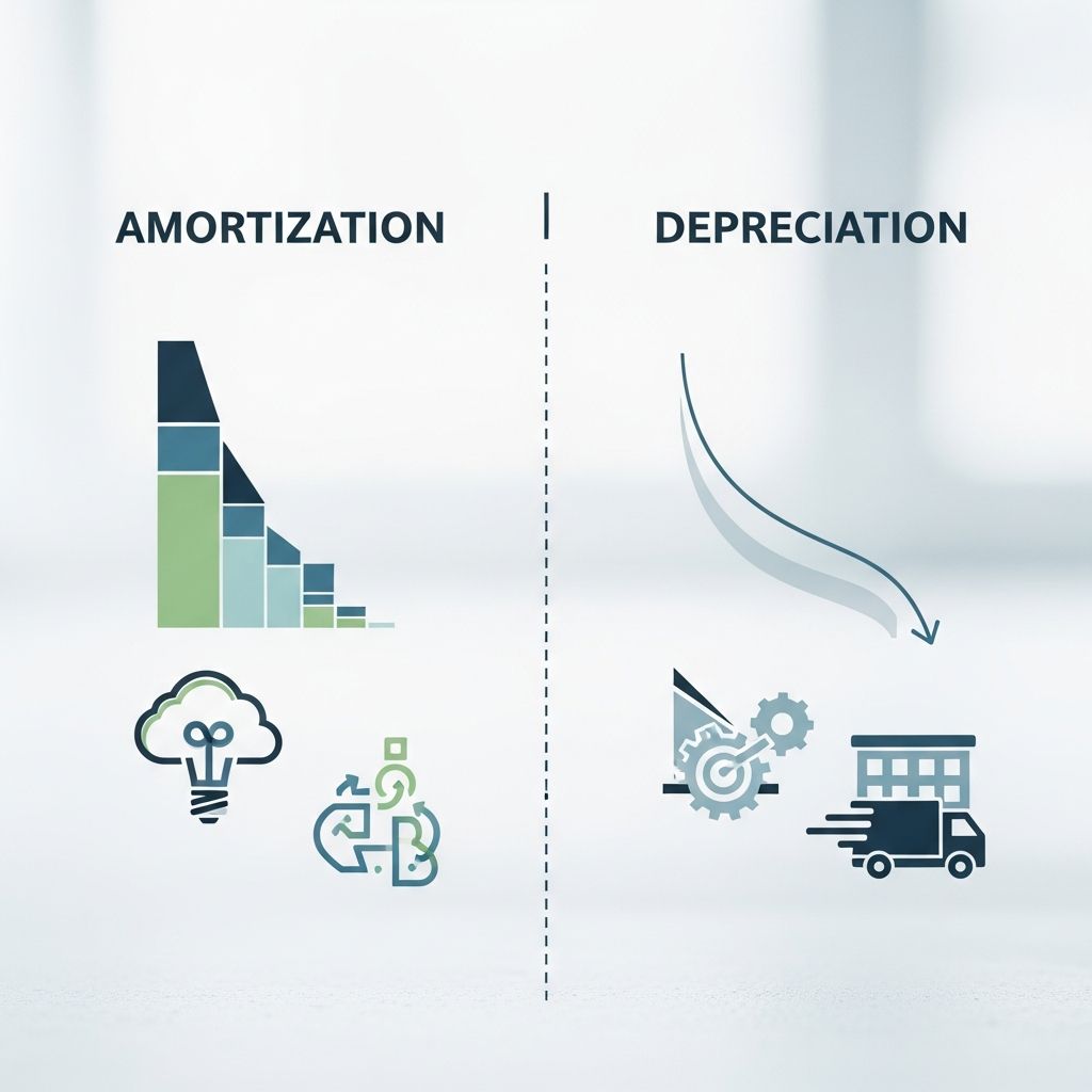 Understand the critical differences between amortization and depreciation for accurate financial reporting.