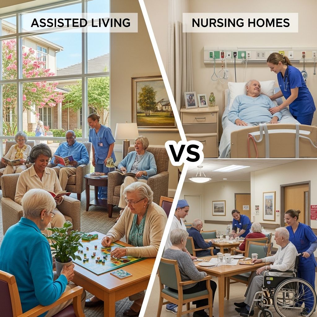 Assisted Living vs Nursing Homes: Complete Comparison Understand the key differences between assisted living and nursing homes to make the best care decision.