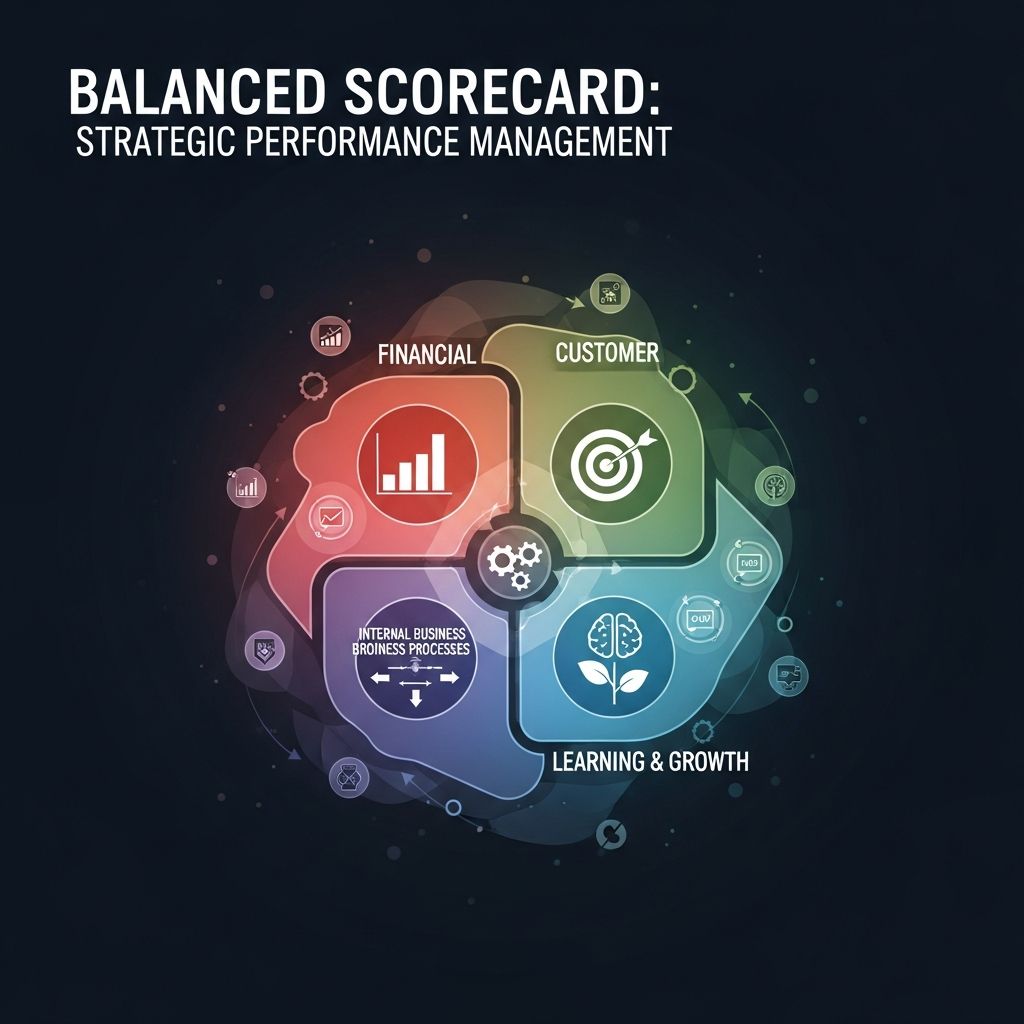 Master strategic alignment and performance measurement with the Balanced Scorecard framework.