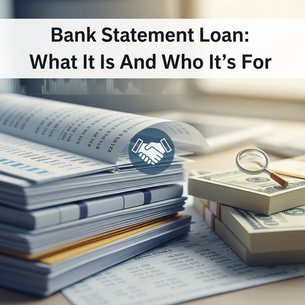 Complete guide to bank statement loans for self-employed borrowers and business owners.