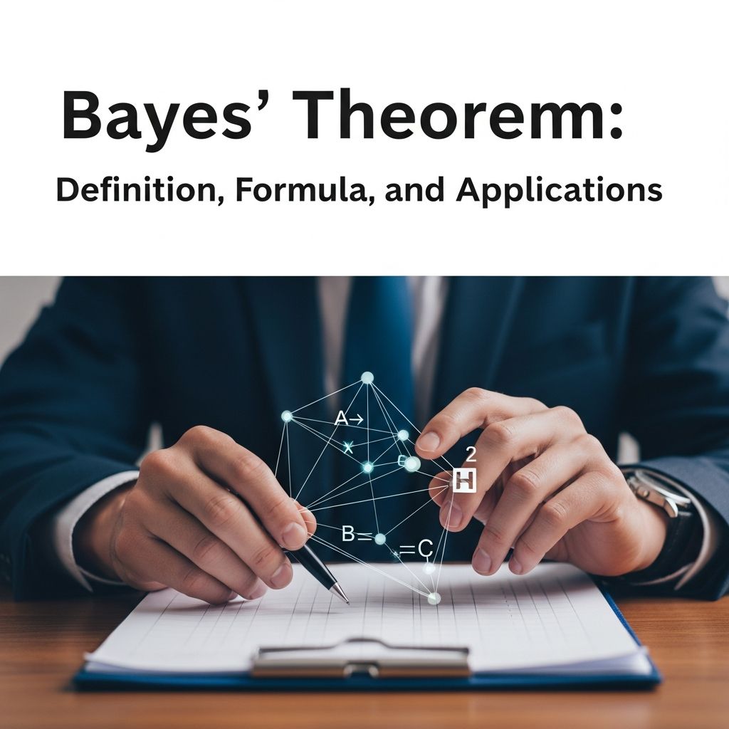Master Bayes' Theorem: The mathematical framework for calculating conditional probabilities and updating beliefs with new evidence.