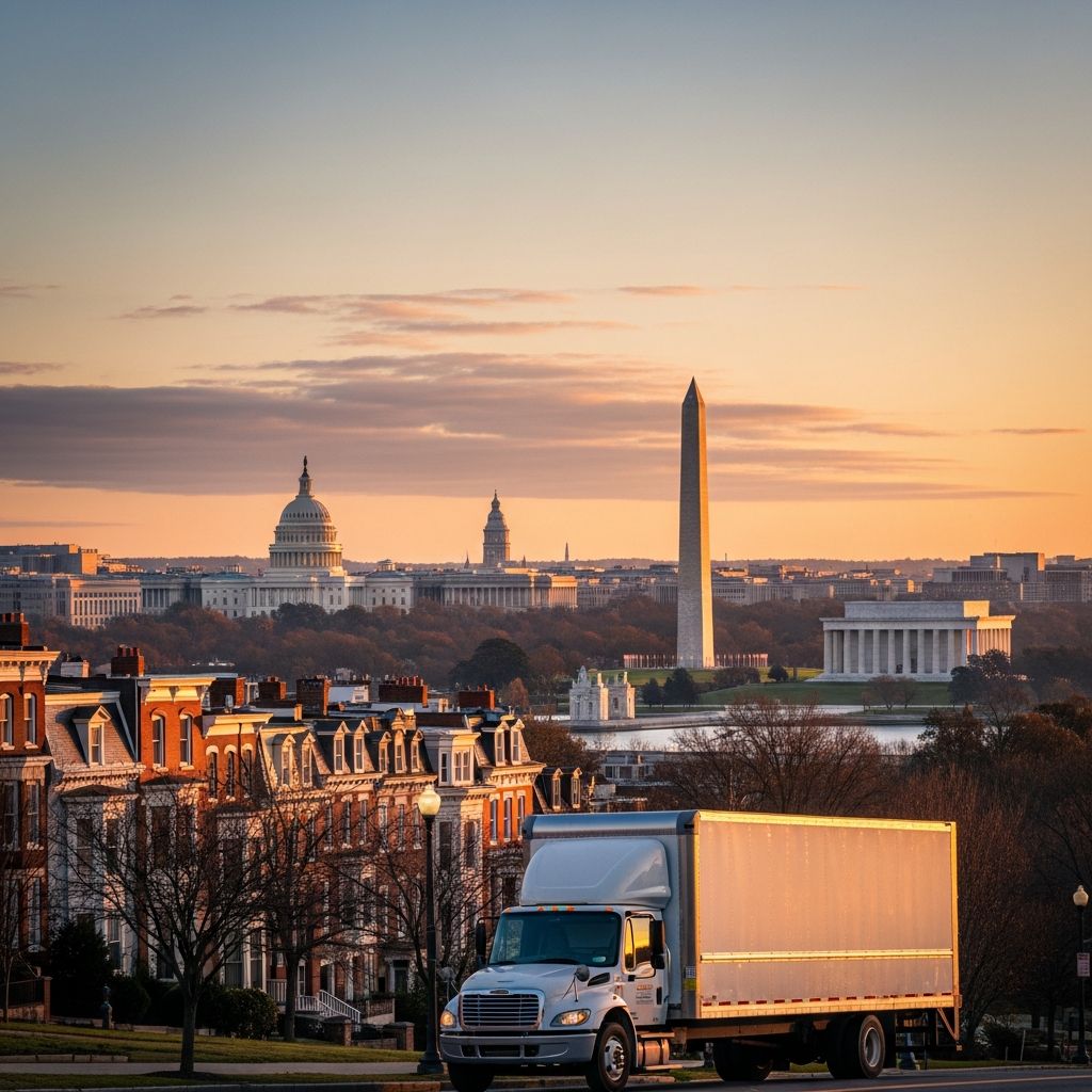 Find the top-rated moving companies in Washington DC for local, long-distance, and specialized relocation services.