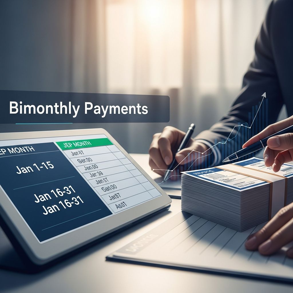 Understand bimonthly payments: frequency, benefits, and practical applications in personal and business finances.