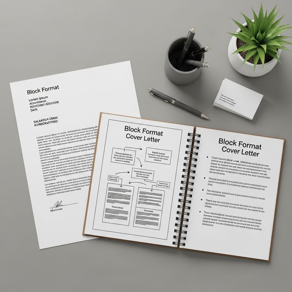 Master professional block format cover letters with complete examples and formatting tips.
