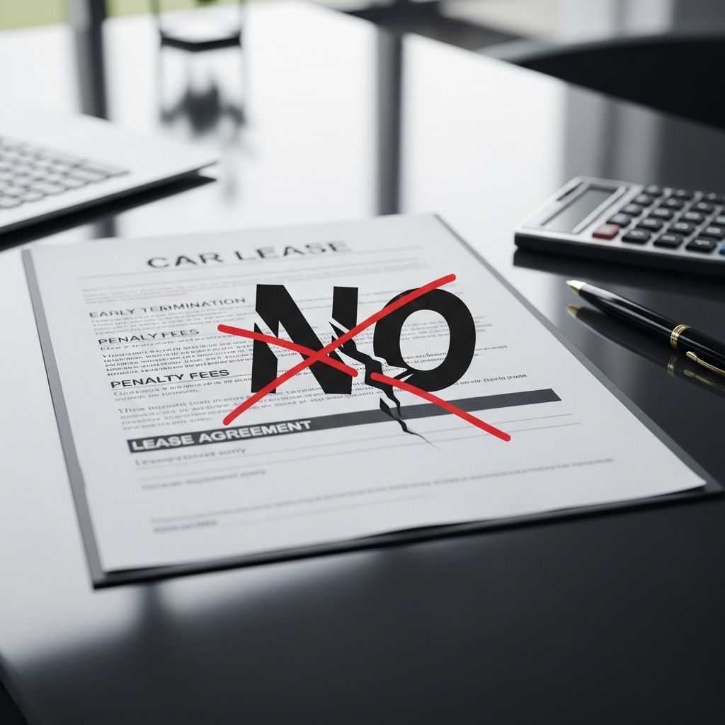 Break Your Car Lease Without Penalty: Expert Guide Learn proven strategies to exit your car lease early with minimal or no penalties.