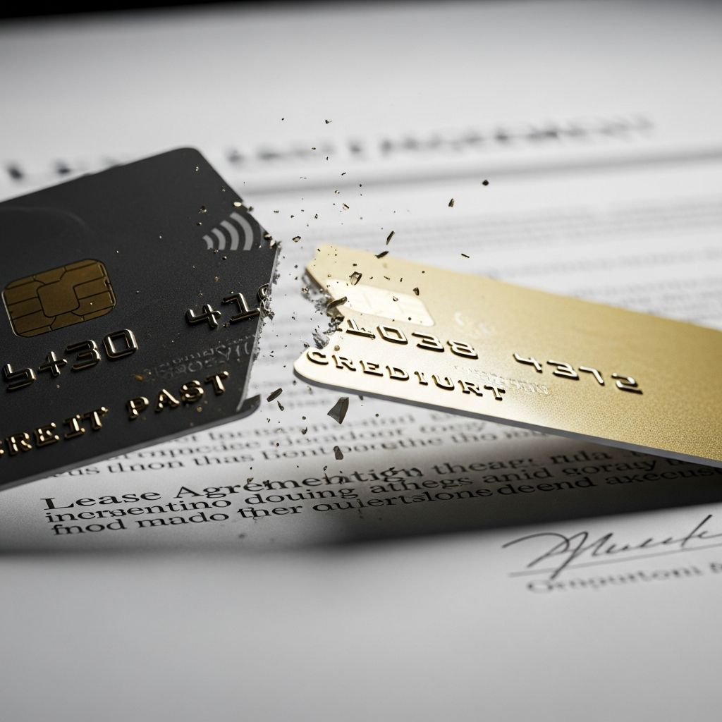 Understand how breaking a lease affects your credit score and what steps to take.