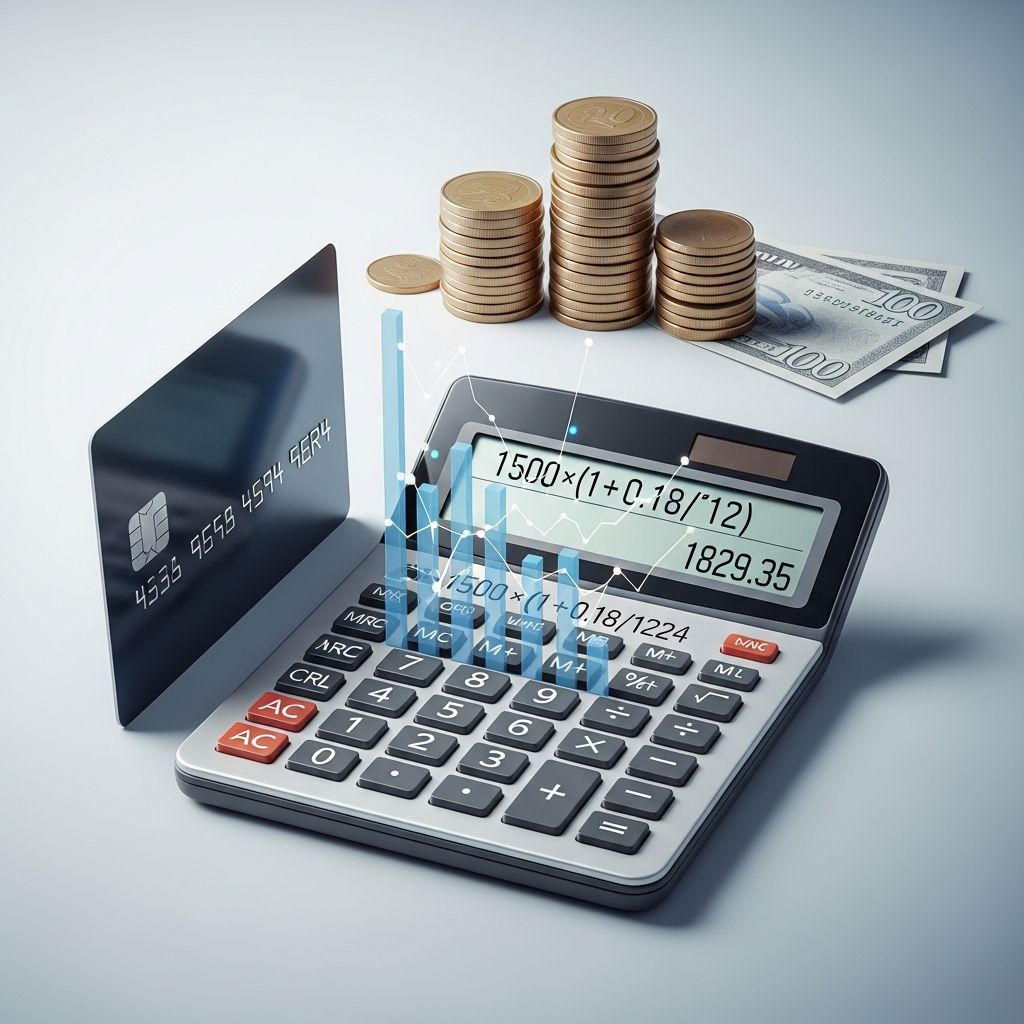 Master credit card math: Learn how to calculate payments, interest, and total costs effectively.