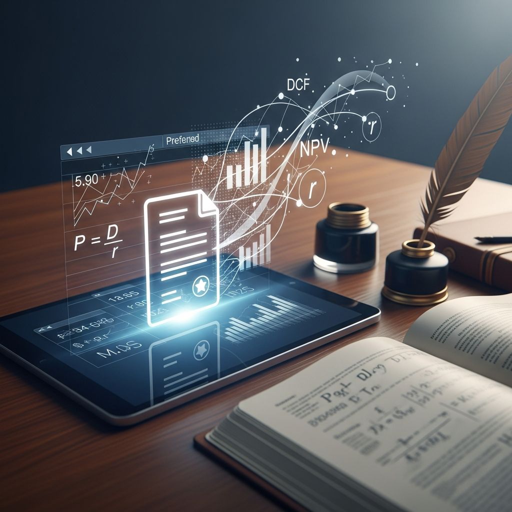 Master preferred stock valuation with our comprehensive guide to intrinsic value calculations.