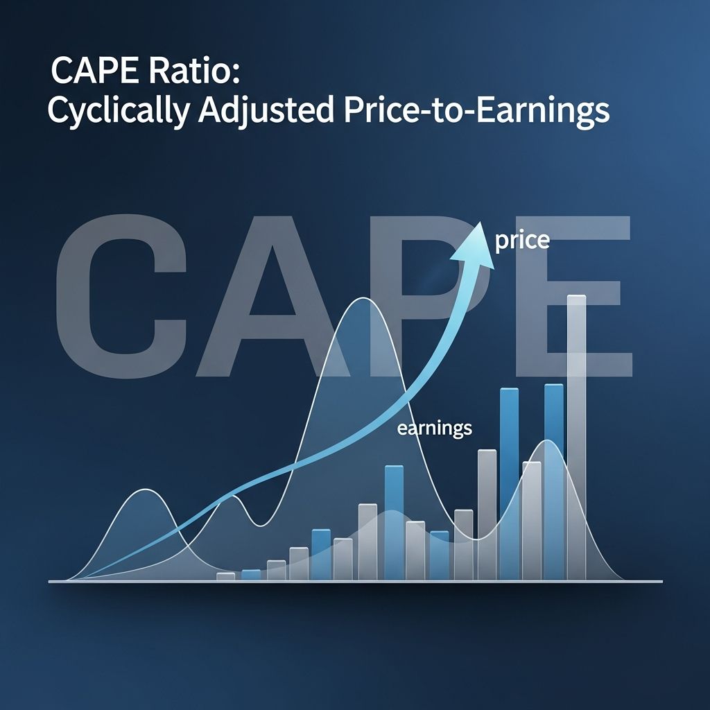 Master the CAPE ratio: A comprehensive guide to valuing stocks and predicting long-term market returns.