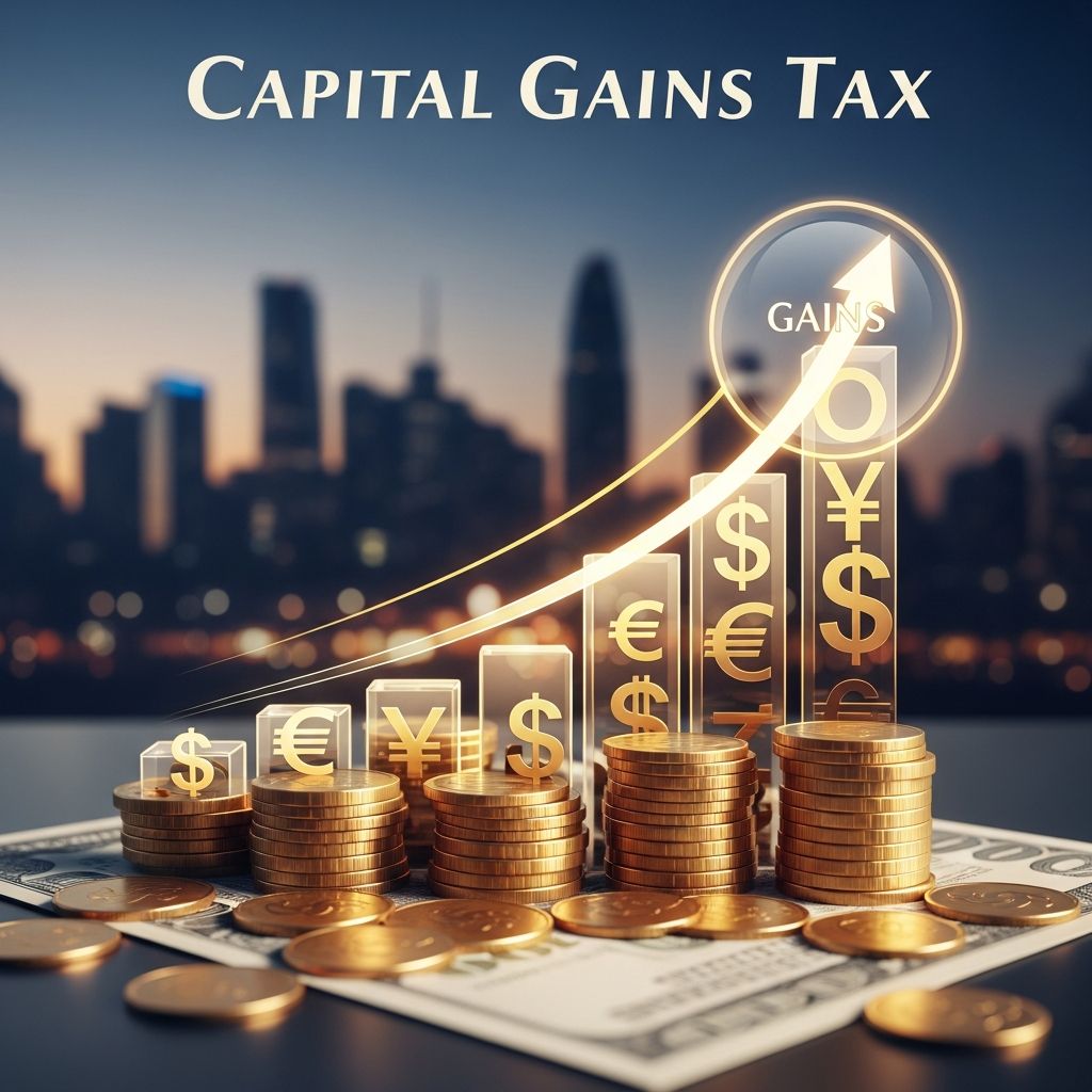 Complete guide to capital gains tax, rates, and strategies for managing investment profits.