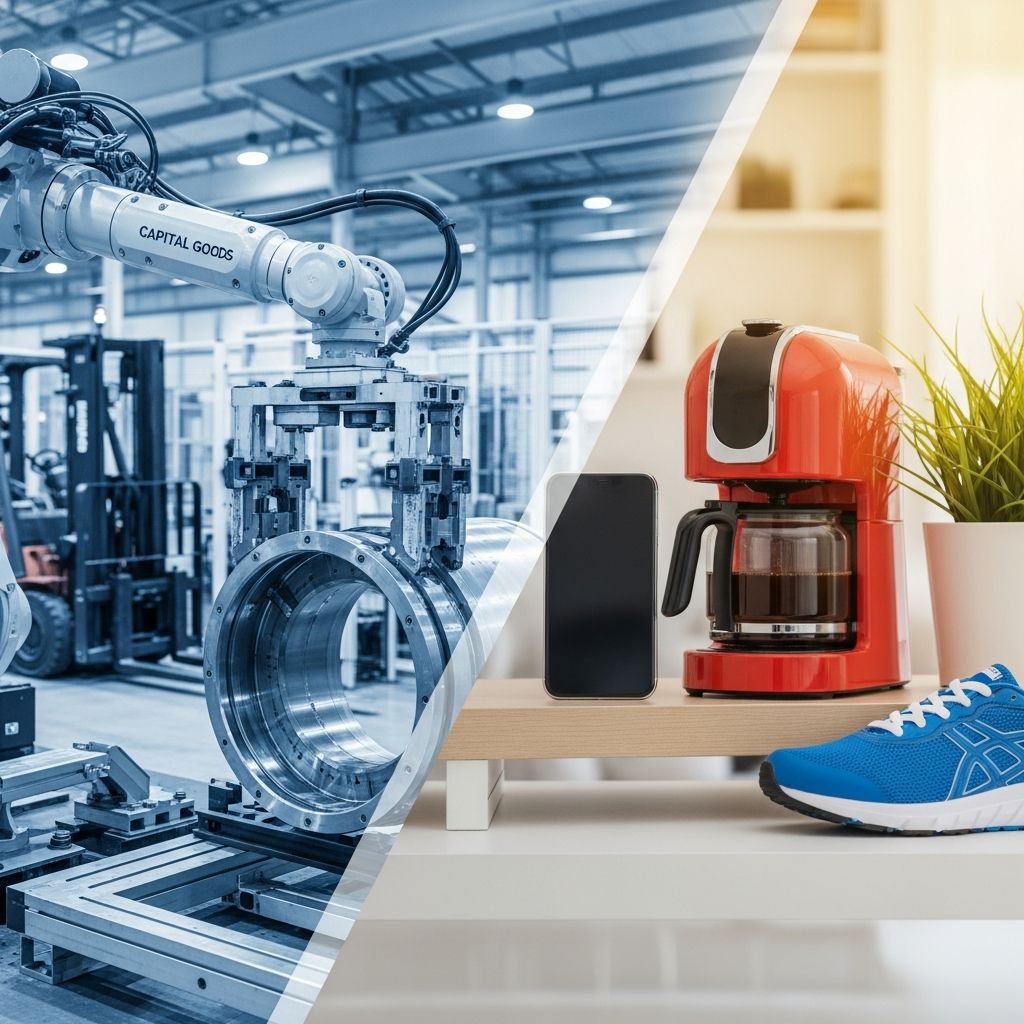 Understand the fundamental distinctions between capital and consumer goods in economics and business.