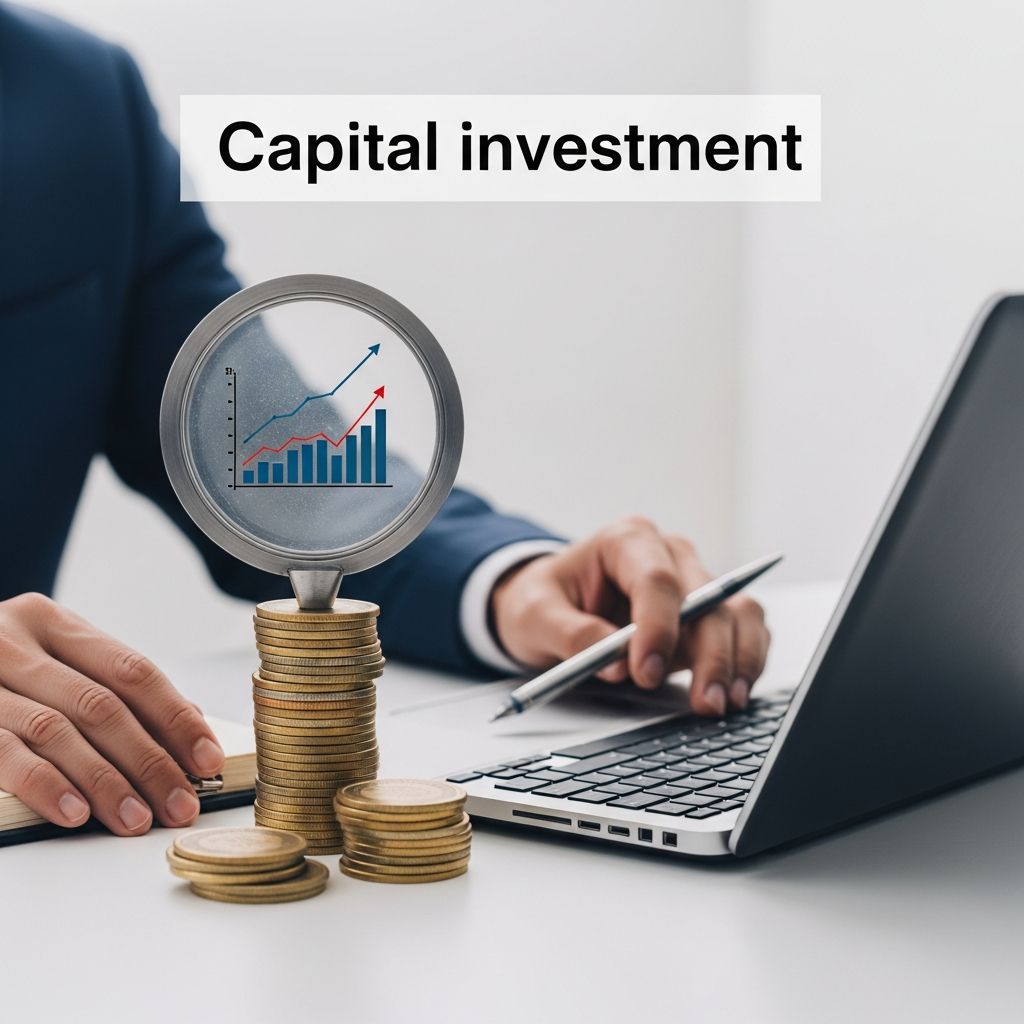 Understanding capital investment: Essential funding for long-term growth and strategic business objectives.