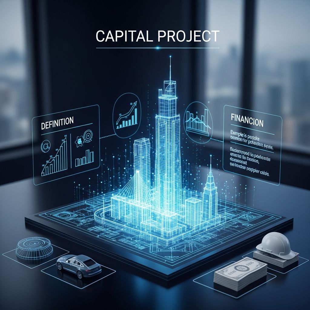 Understanding capital projects: Large-scale investments driving economic growth and infrastructure development.