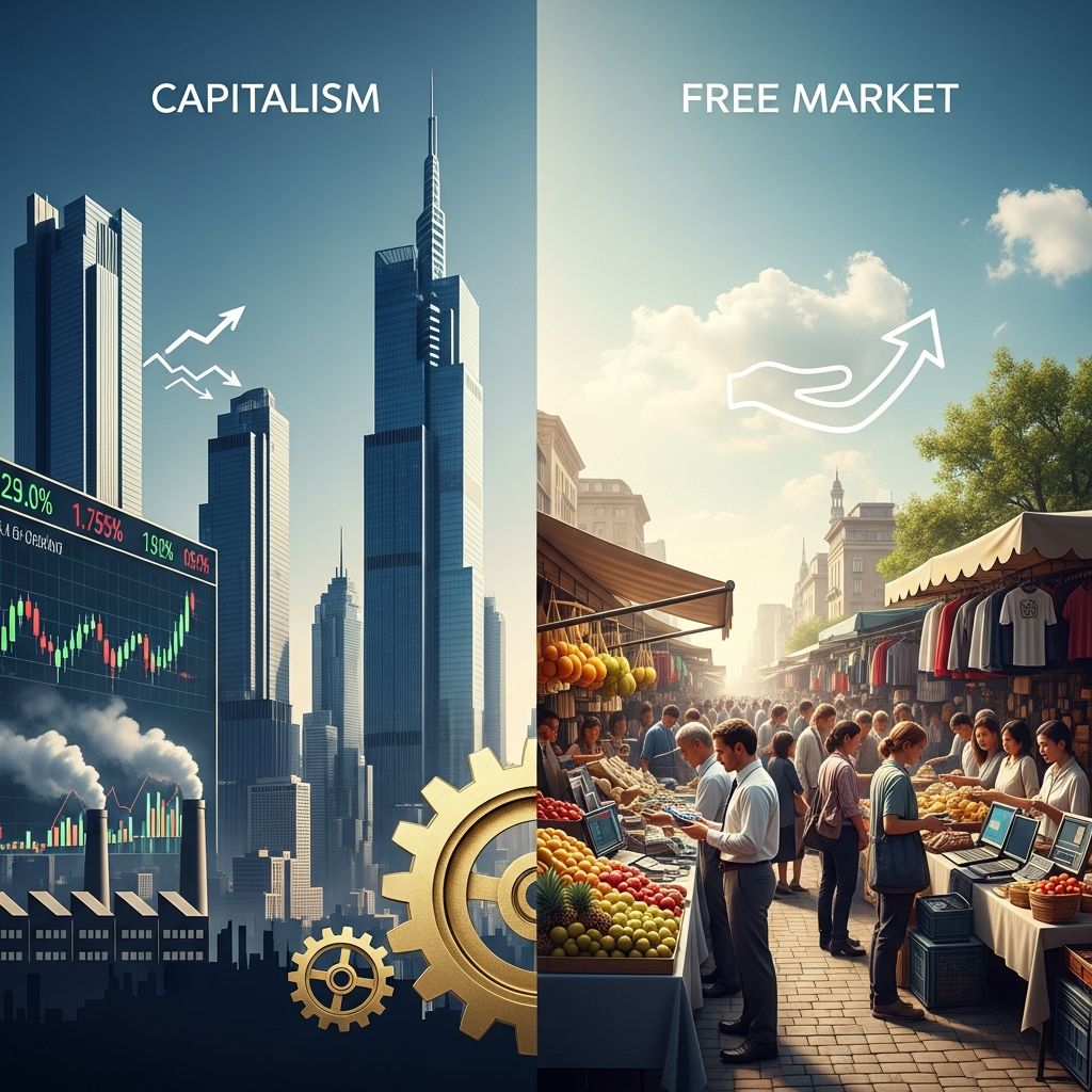 Understanding the crucial distinctions between capitalism and free market economics.