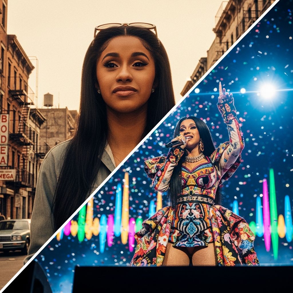 How Cardi B rose from the Bronx streets to make history as a chart-topping rapper.