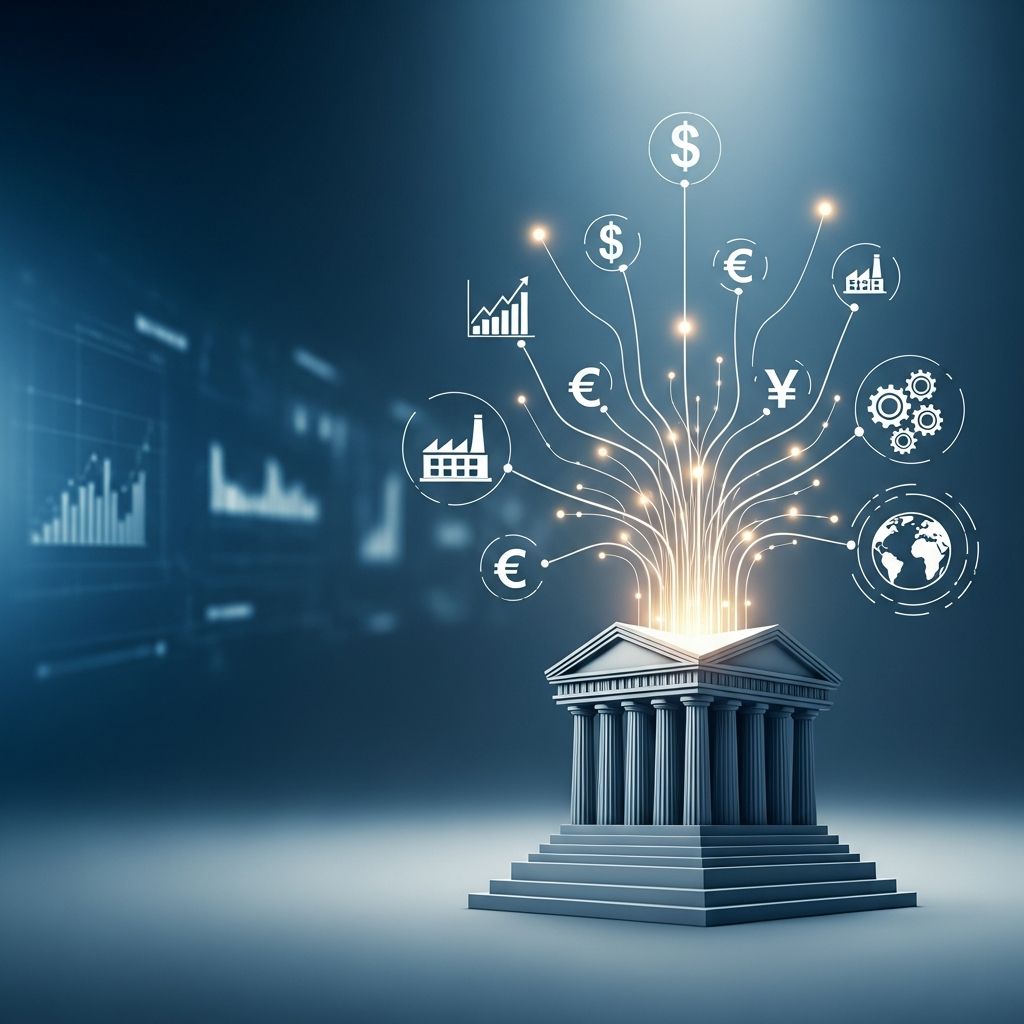 Understanding central banks: monetary policy, financial stability, and economic control mechanisms.
