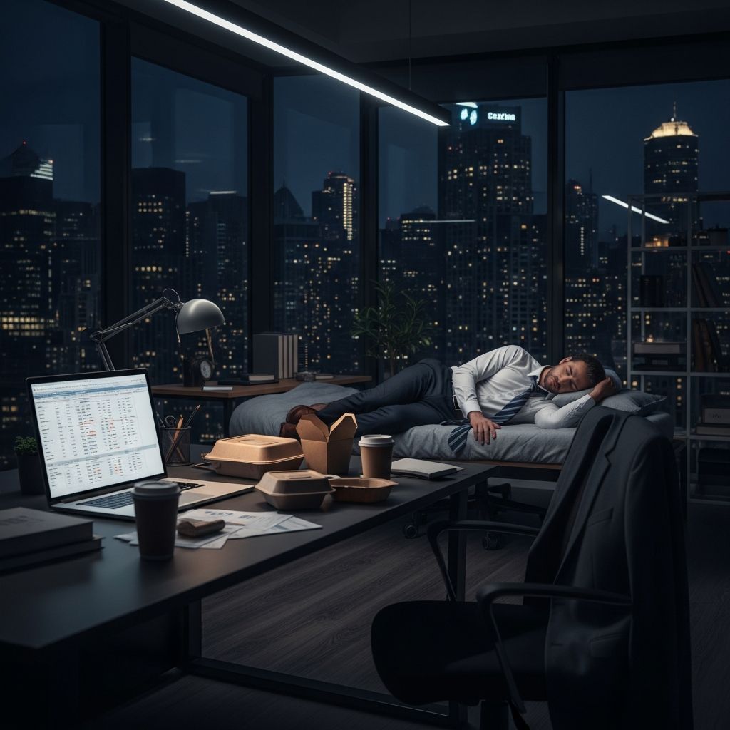 How one CEO chose to live in her office to maximize productivity and minimize costs while building her startup.