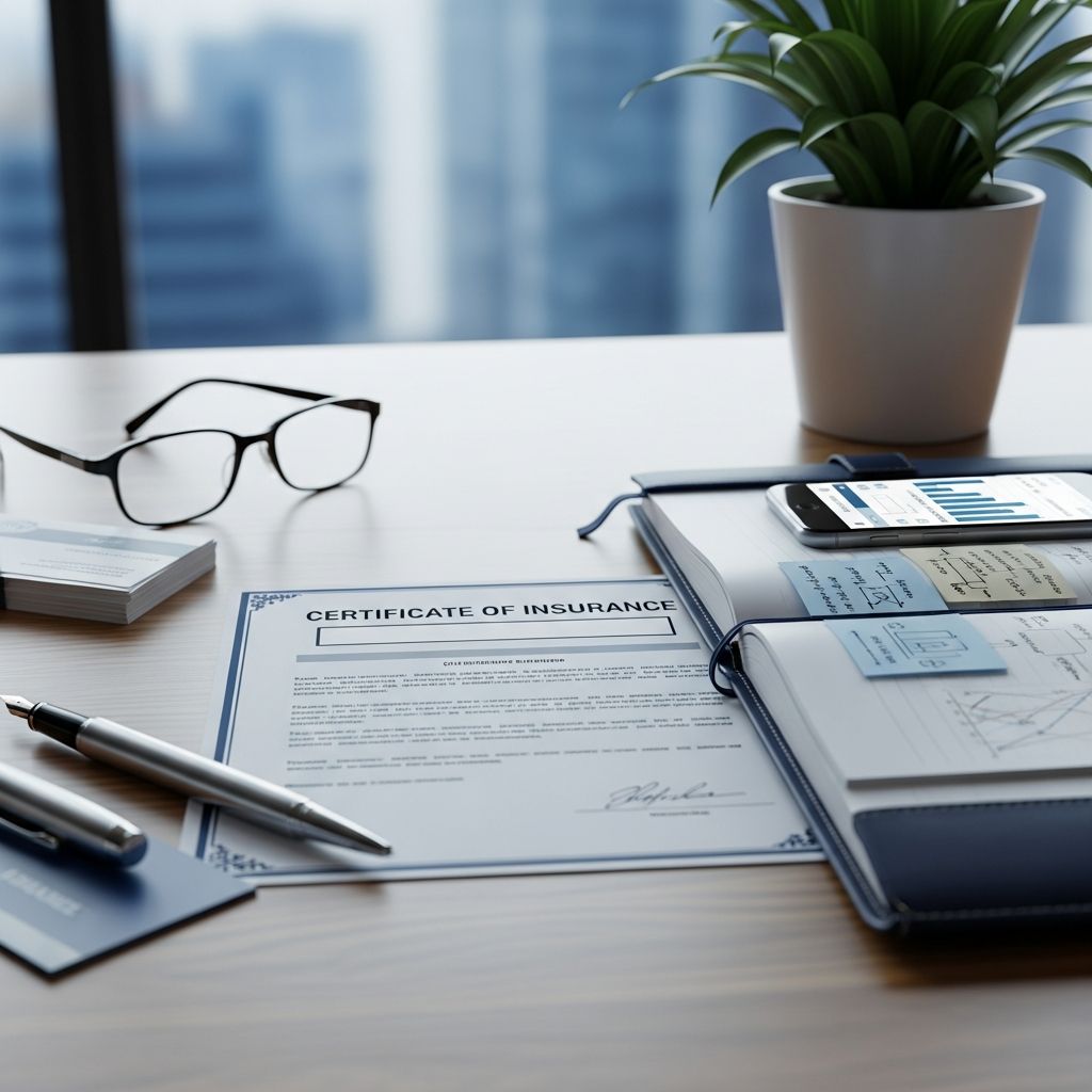 Understanding certificates of insurance: proof of coverage for businesses and contractors.