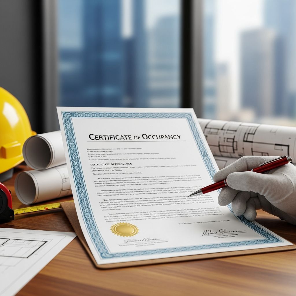 Your complete guide to understanding certificates of occupancy and when they're required.