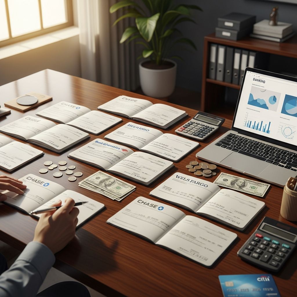 Explore the benefits and drawbacks of managing multiple checking accounts across different financial institutions.