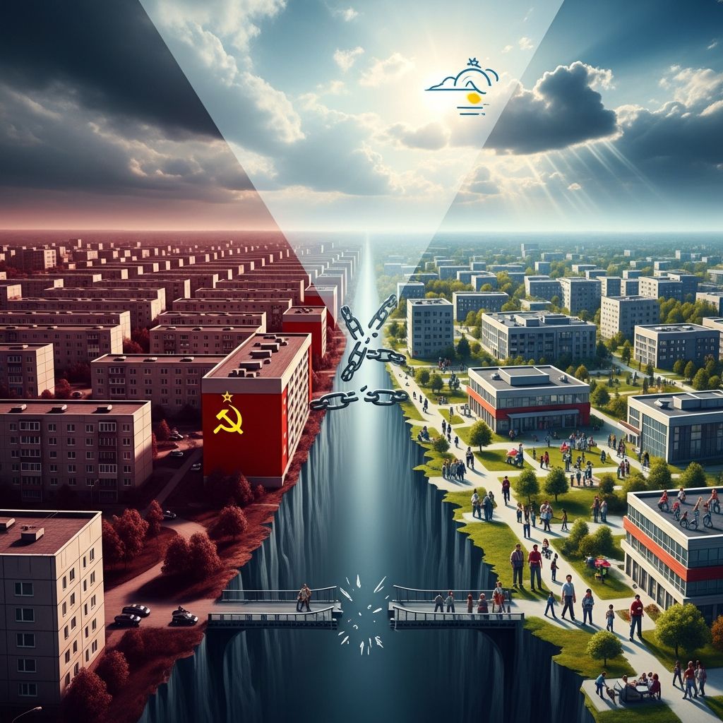 Understand the fundamental differences between communism and socialism ideologies.