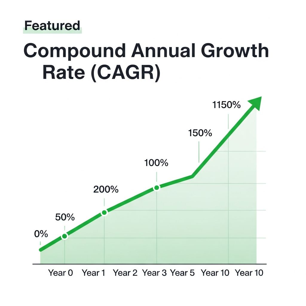 Master CAGR calculation and use it to evaluate investment performance over time.