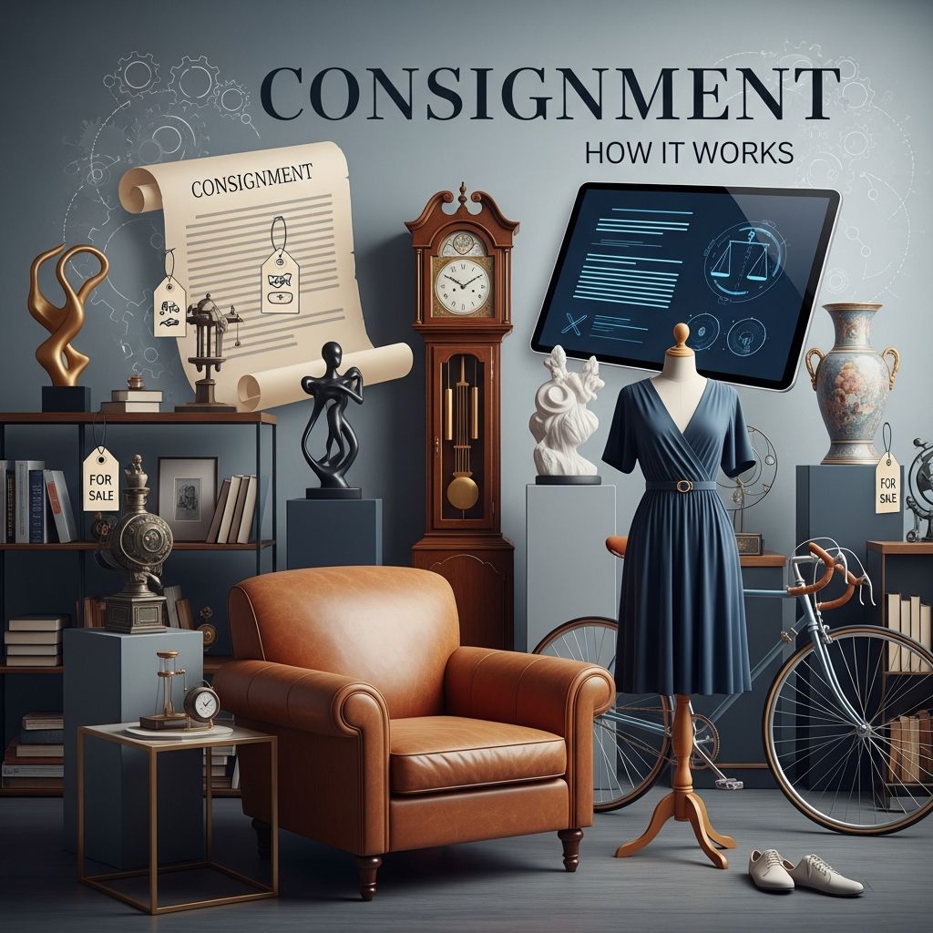 Complete guide to consignment sales: Definition, mechanics, advantages, disadvantages, and real-world applications.