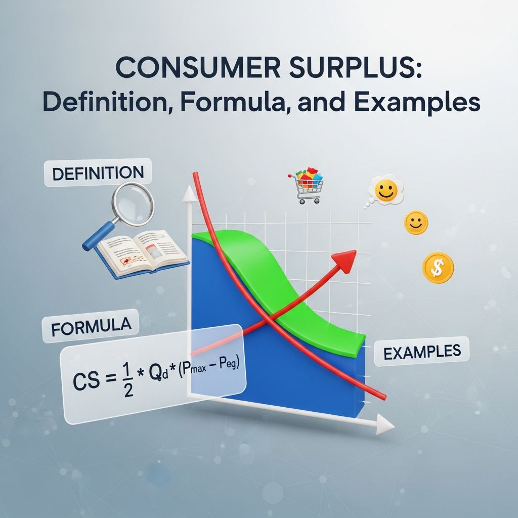 Understanding how consumer surplus measures the economic benefit shoppers gain from purchasing below willingness-to-pay price.