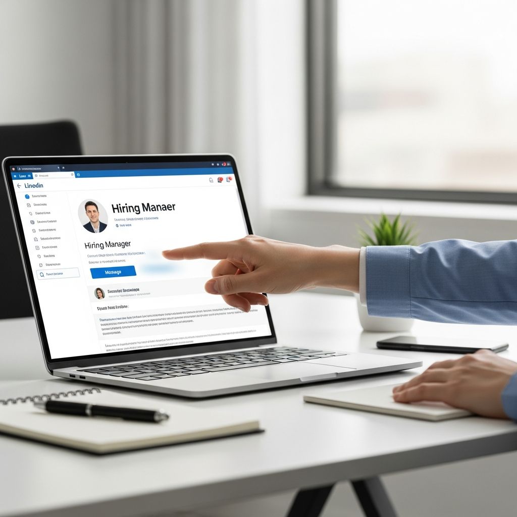 Learn when and how to reach out to hiring managers on LinkedIn for career success.