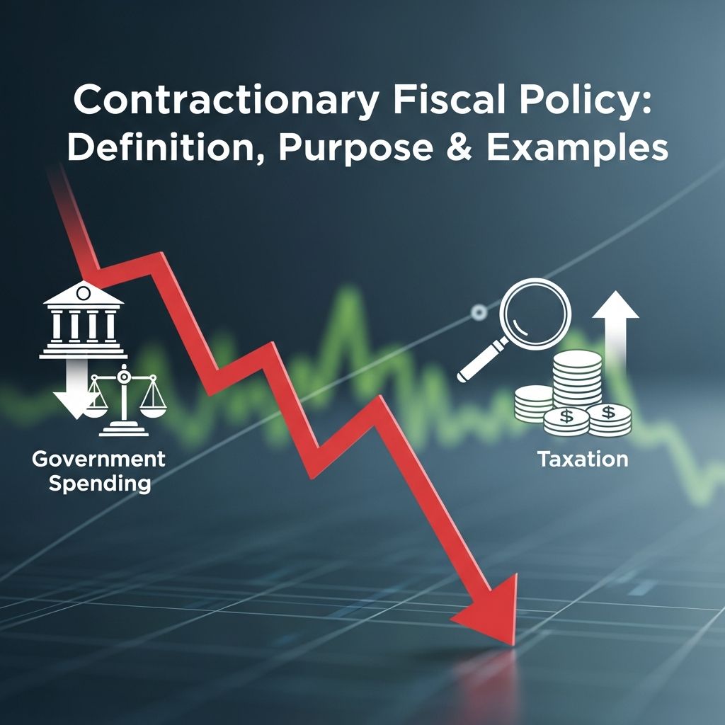 Understanding contractionary fiscal policy: tools, purposes, and economic impacts explained.