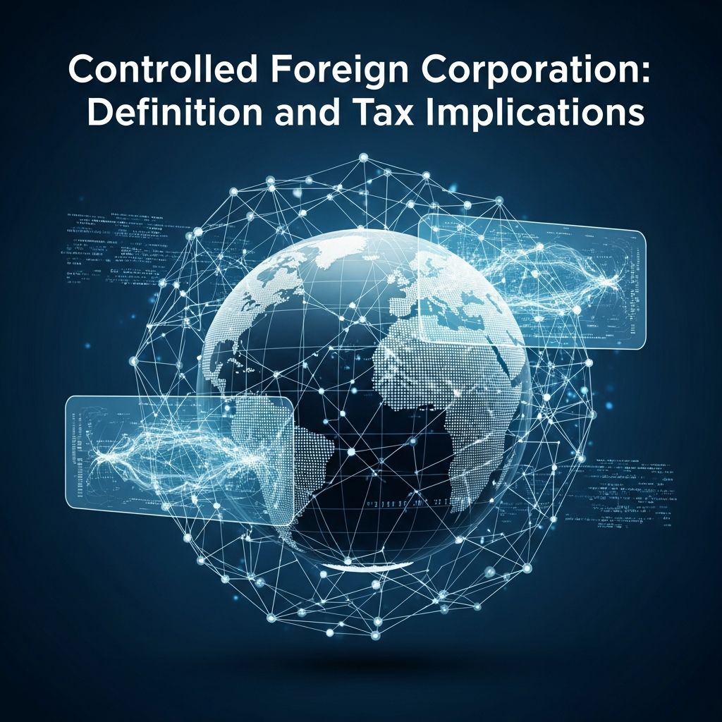 Understanding CFCs: Key tax rules for U.S. shareholders of foreign corporations.