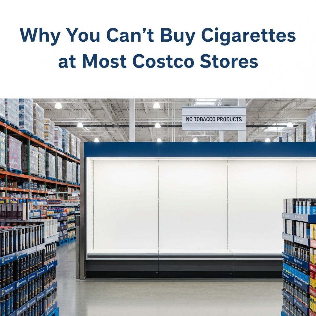 Costco phases out tobacco sales at most locations due to low margins and operational challenges.