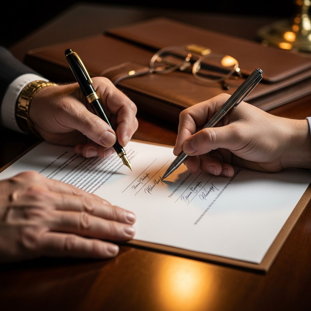 Understanding countersignatures: Essential signatures for legal validation and financial security.