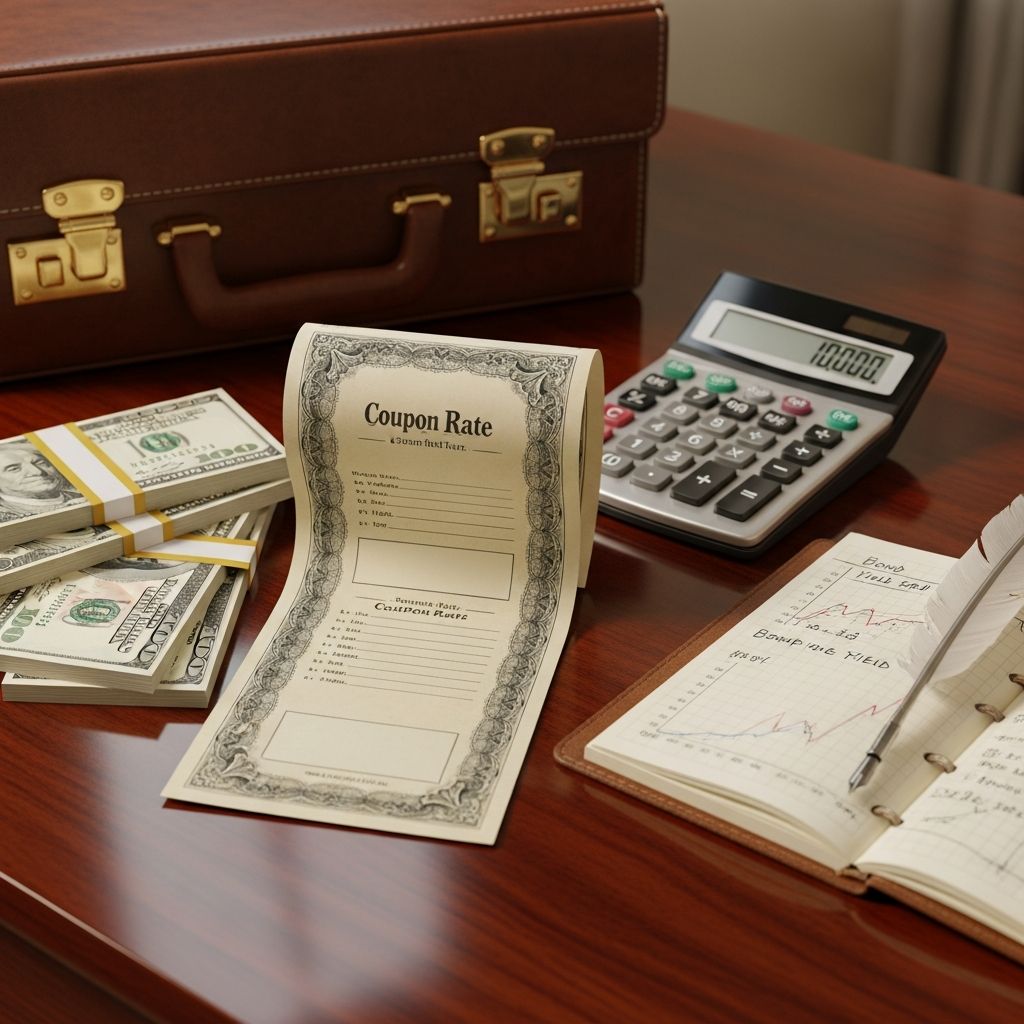Master coupon rates: Learn how bond interest payments work and impact your investment returns.