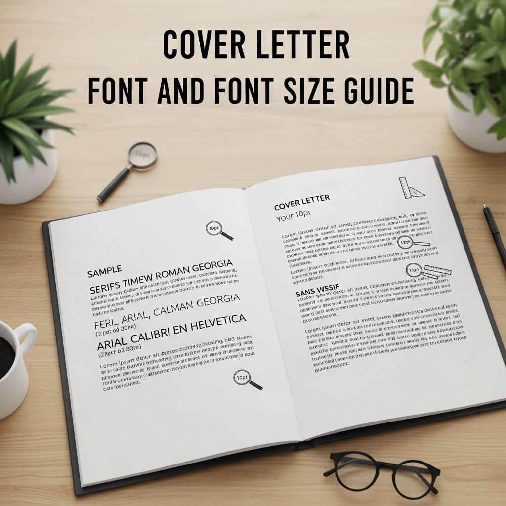 Master cover letter formatting with the right font choices and sizing for professional success.