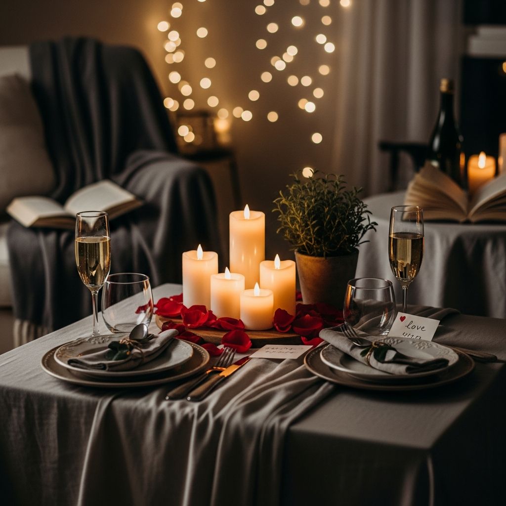 Transform your home into a romantic escape with 26 budget-friendly date night ideas that deepen connection.