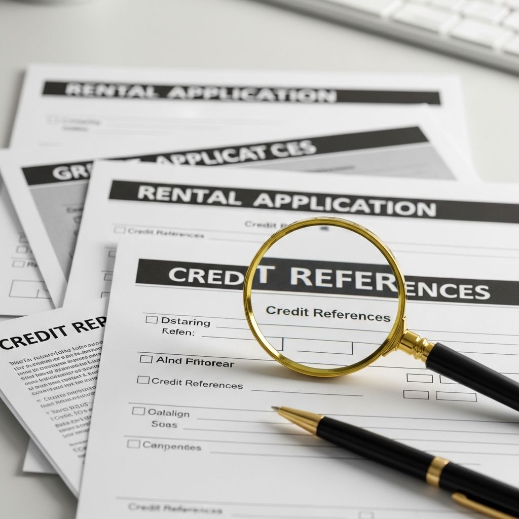 Understanding credit references: Essential guide for renters and landlords navigating rental applications.