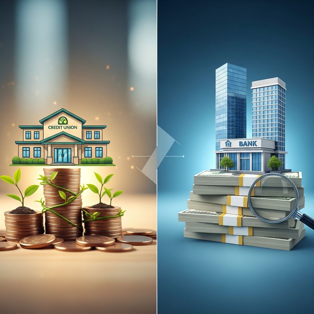 Compare credit unions and banks for mortgages to find the best rates, fees, and terms for your home purchase.