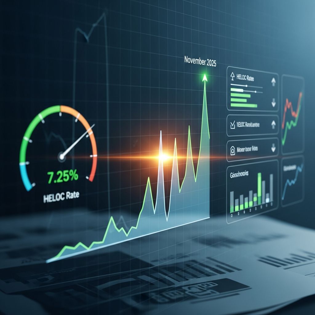 Discover current HELOC rates for November 2025, market trends, and how Fed policy impacts your borrowing costs.