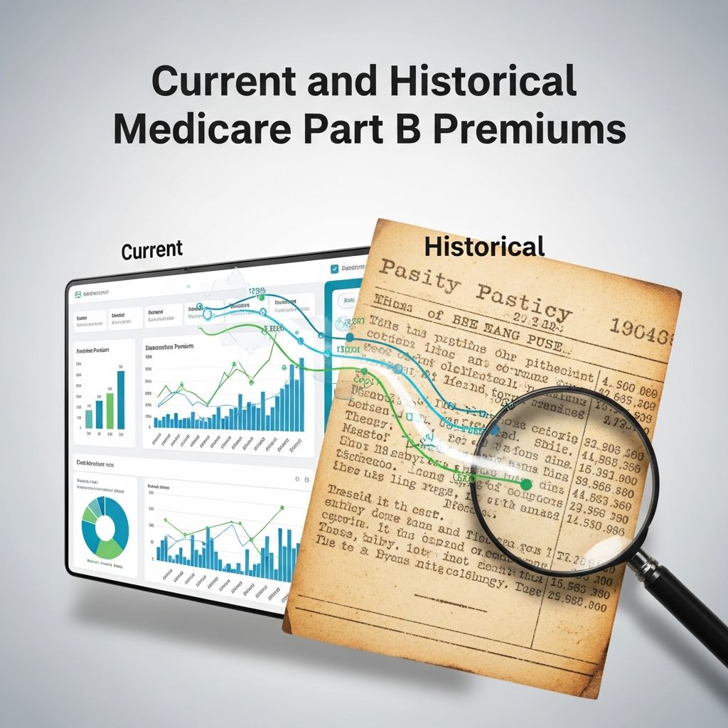 Track Medicare Part B premium costs from 1970 to 2026 with historical data and projections.