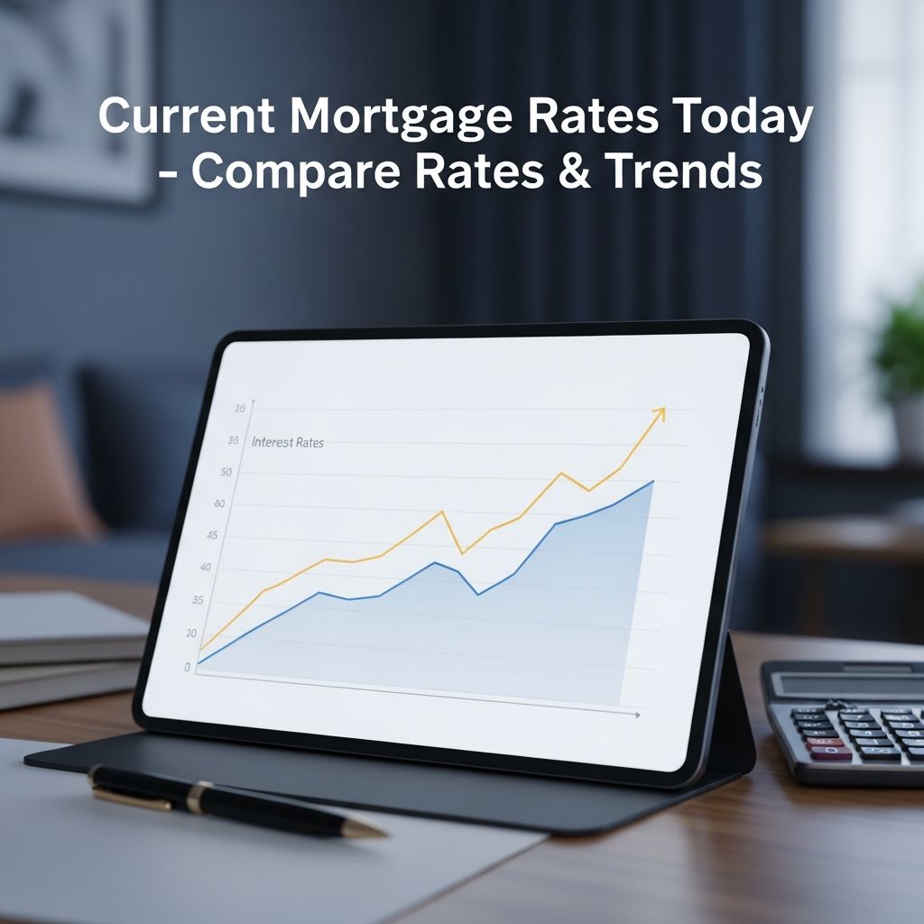 Find today's mortgage rates, compare lenders, and understand rate trends for your home purchase or refinance.