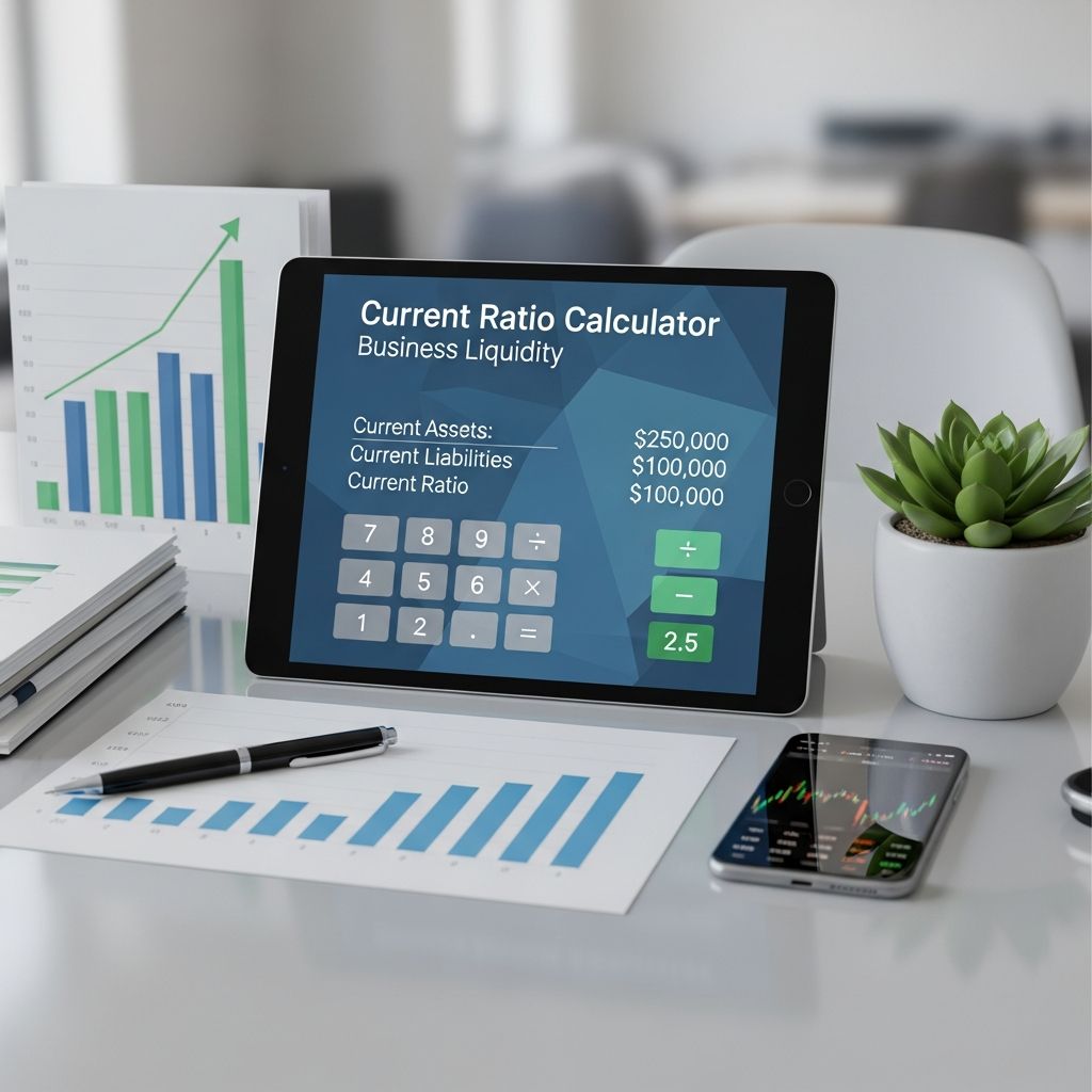 Calculate your current ratio to assess your business's ability to pay short-term obligations.