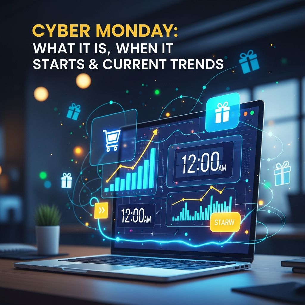 Your complete guide to Cyber Monday: history, timing, trends, and shopping tips for 2025.